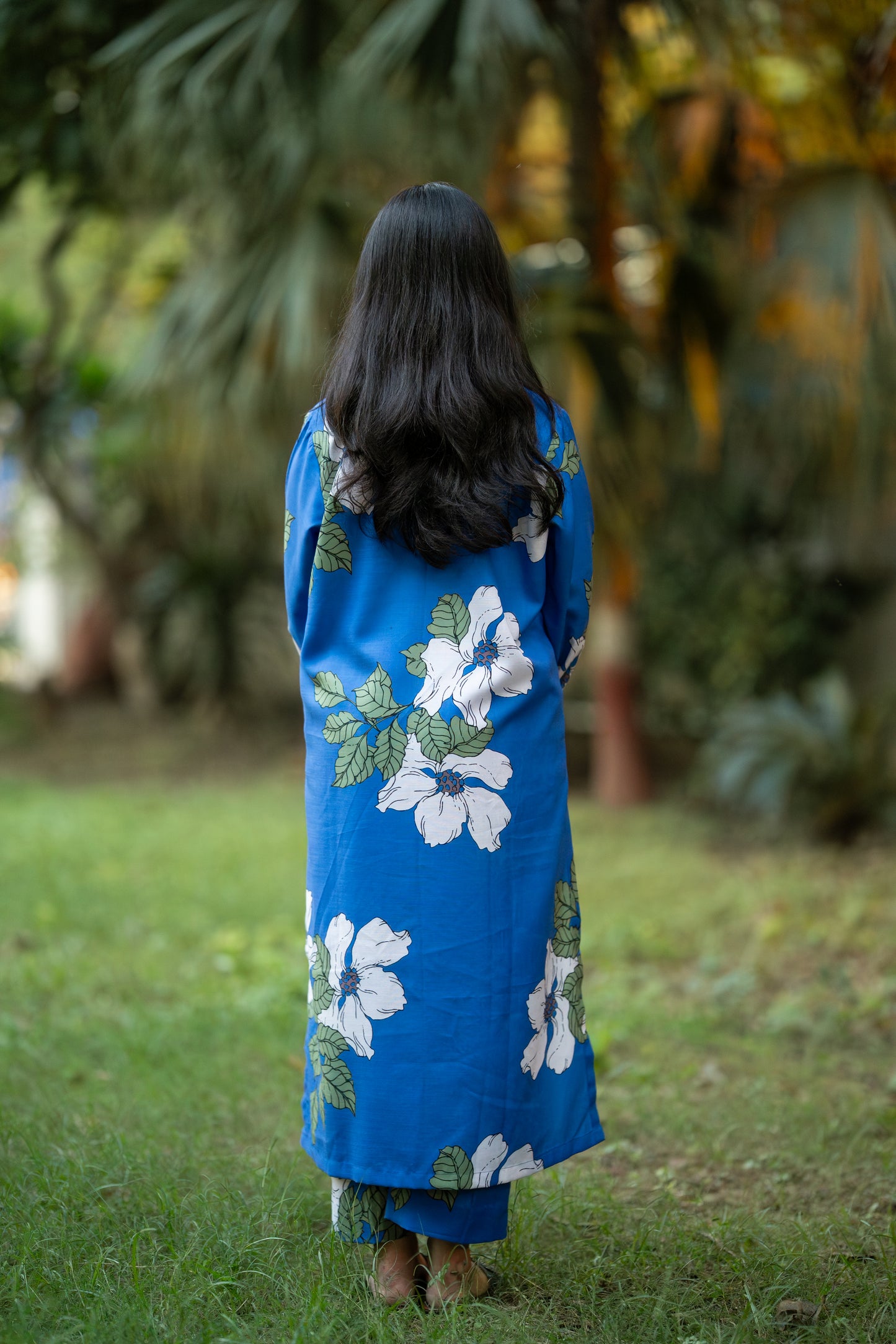 Sadabahaar Kurta Set - Cobalt Blue